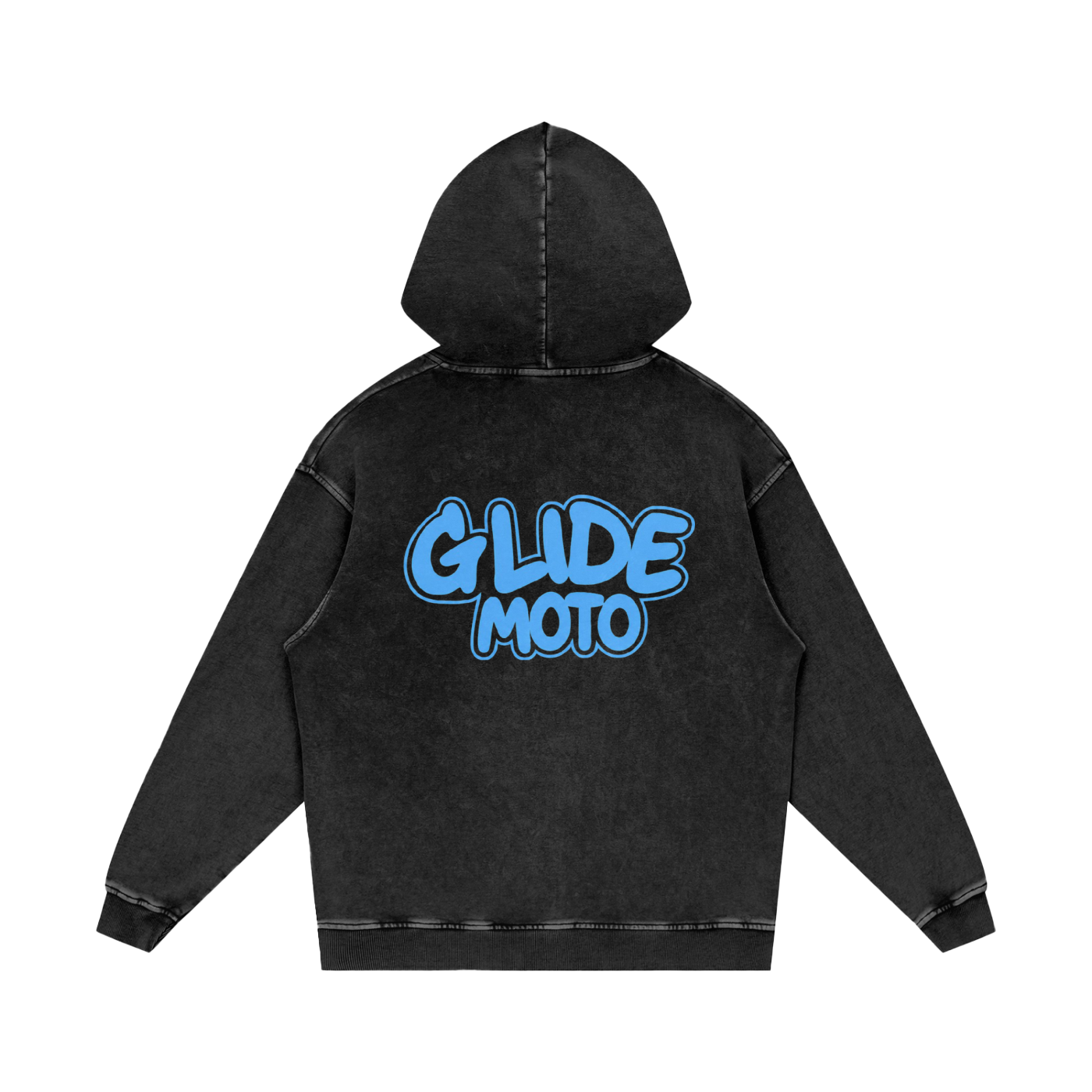 Snow Washed Loose Cotton Hoodie