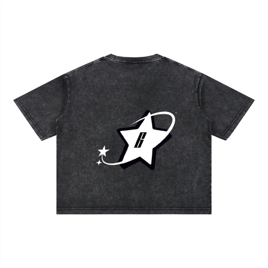 Washed Boxy t-shirt V2