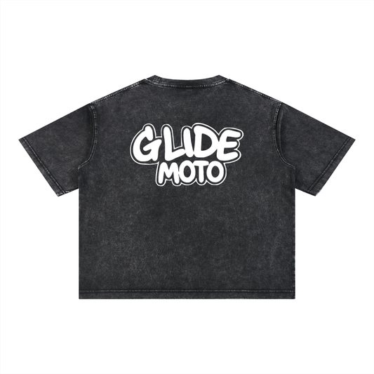 Washed boxy Glide Moto t-shirt