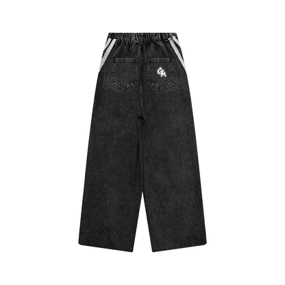 Kid’s Vintage Wash Side Stripe Jeans