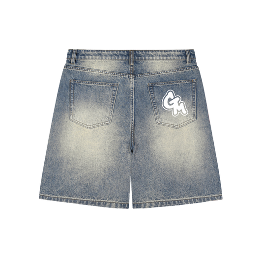 Glide Moto Faded blue jorts