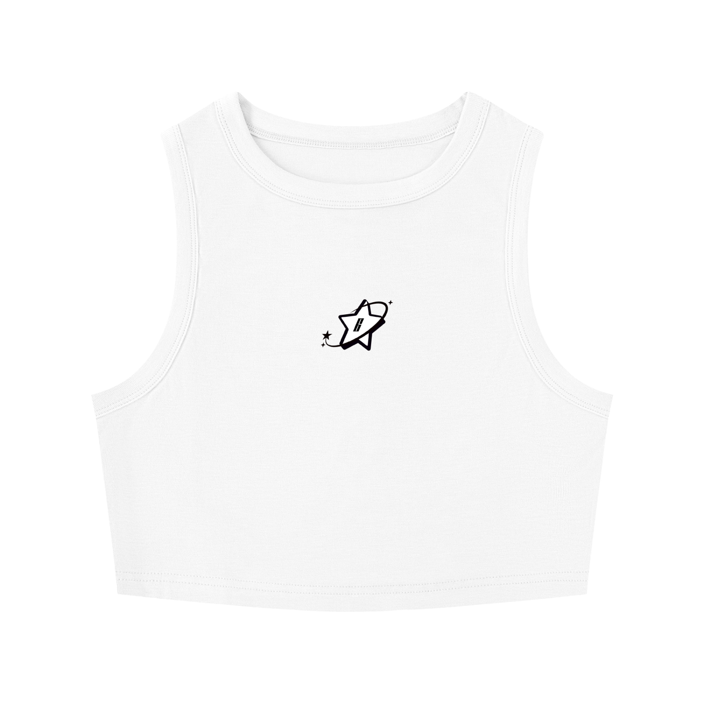 Women's Tight Crewneck Crop Tank Top