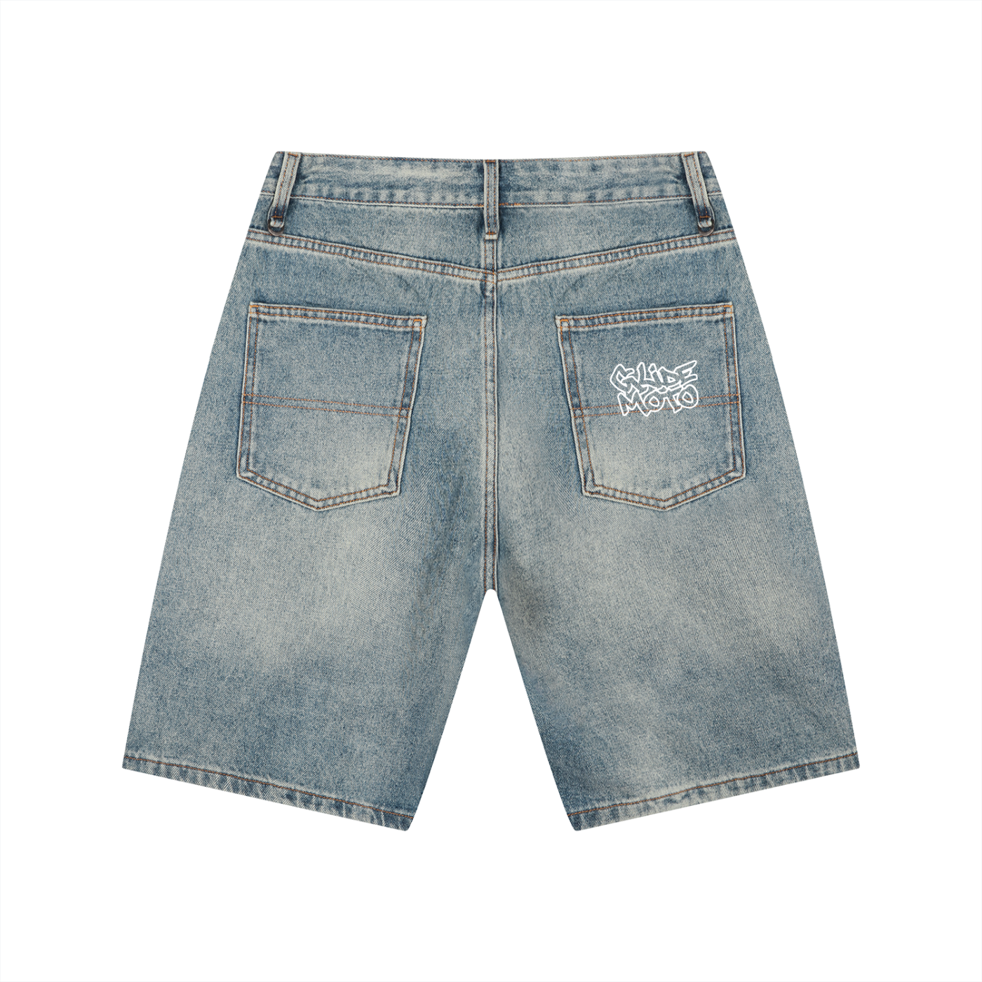 Men's Vintage Wash Denim Shorts