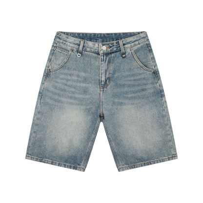 Men's Vintage Wash Denim Shorts