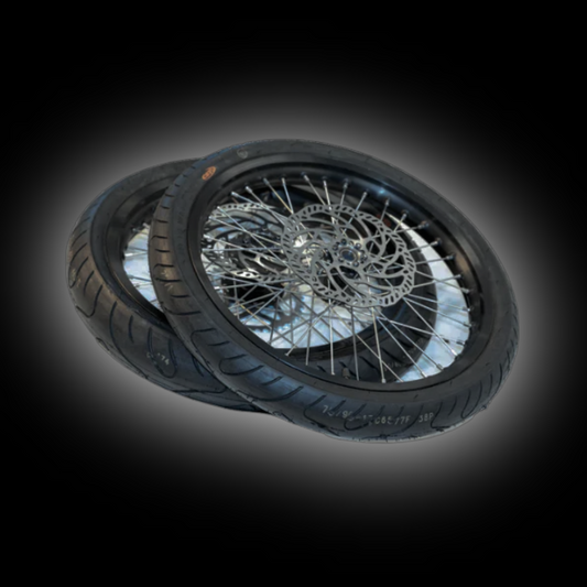 Light Bee/Eride Supermoto Wheel Set