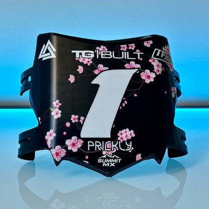 Cherry Blossom Number Plate Decal