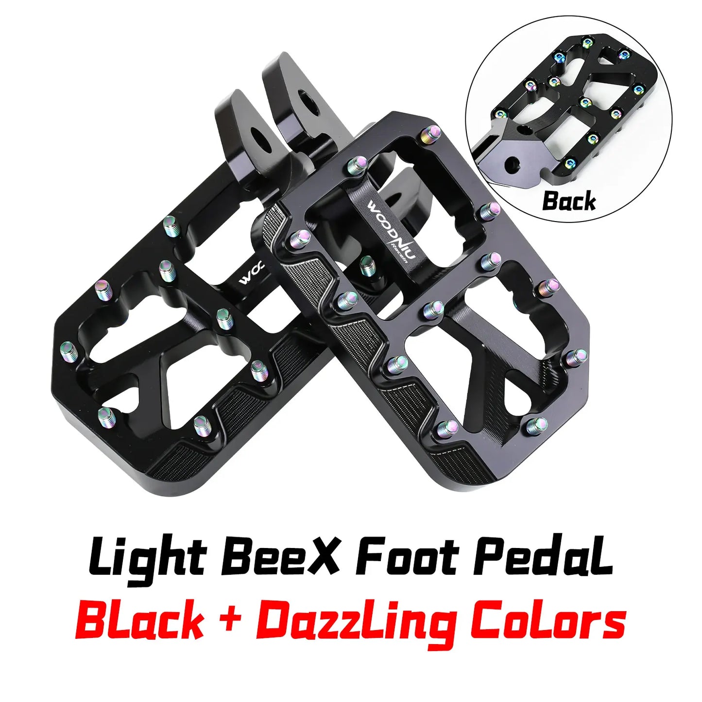Surron LBX titanium pegs