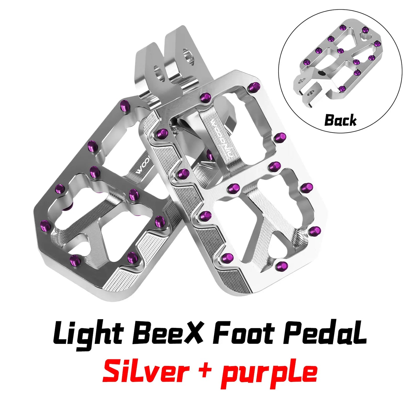 Surron LBX titanium pegs