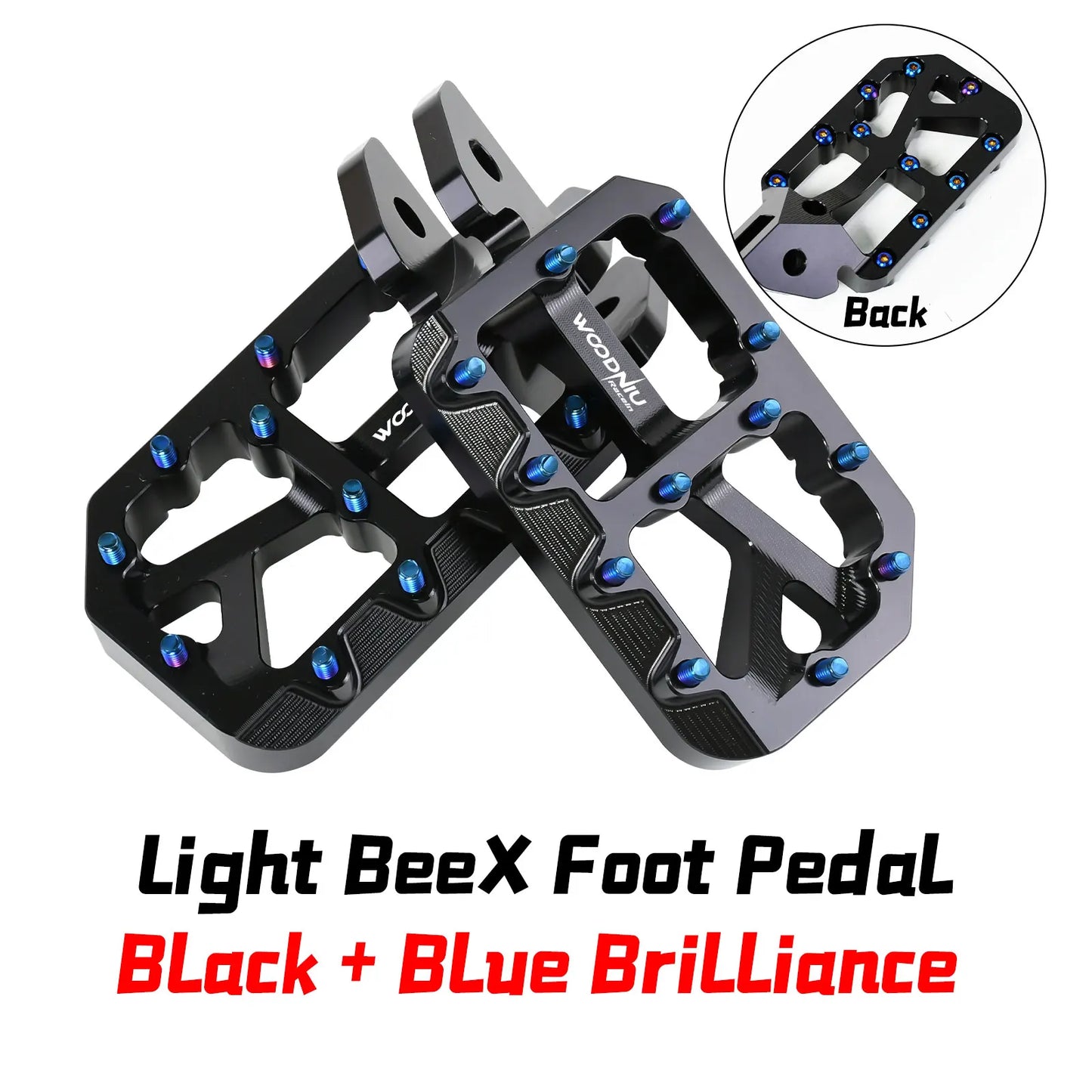 Surron LBX titanium pegs