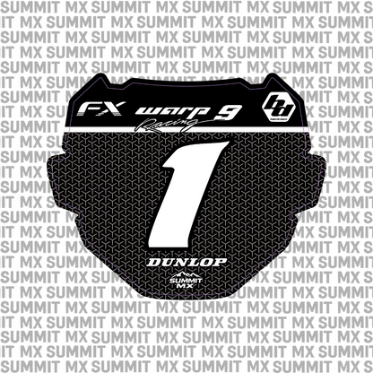 Vertex Number Plate Decal