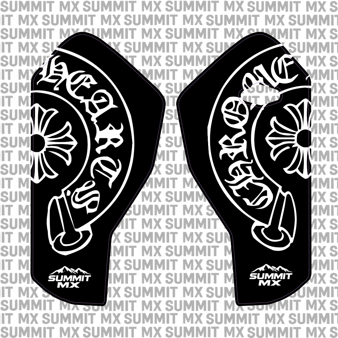 Chrome Hearts Fork Guard Decals