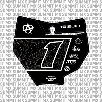 Switchback Number Plate Decal