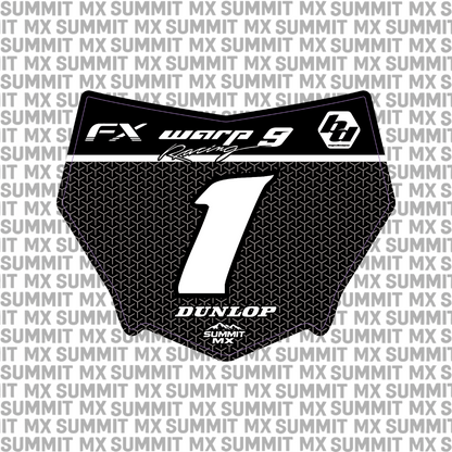 Vertex Number Plate Decal
