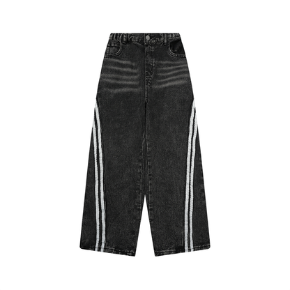 Kid’s Vintage Wash Side Stripe Jeans