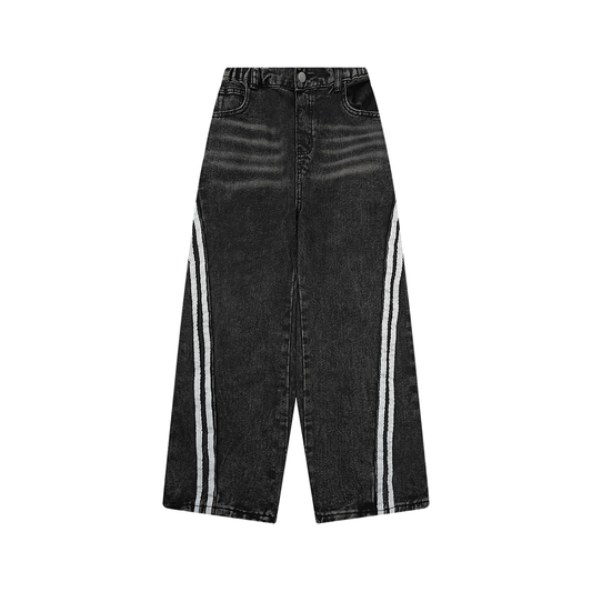 Kid’s Vintage Wash Side Stripe Jeans