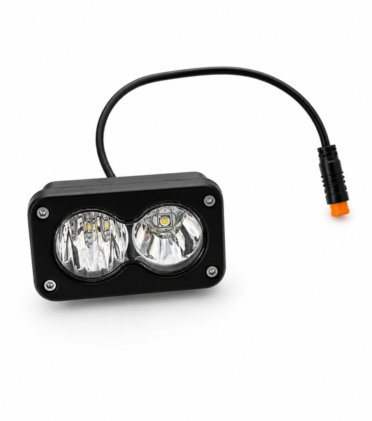 Baja Light (Plug & Play) | High-Power Waterproof E-Bike Headlight Kit (Ridstar Q20)
