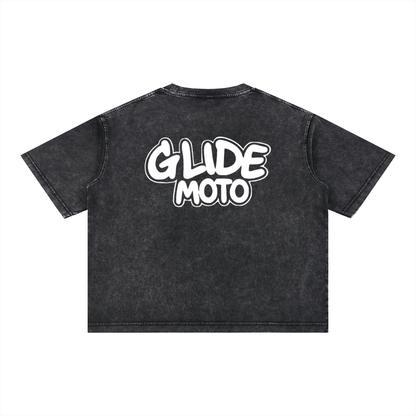 Washed boxy Glide Moto t-shirt